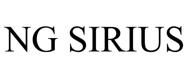 Trademark Logo NG SIRIUS