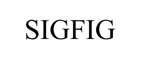 Trademark Logo SIGFIG