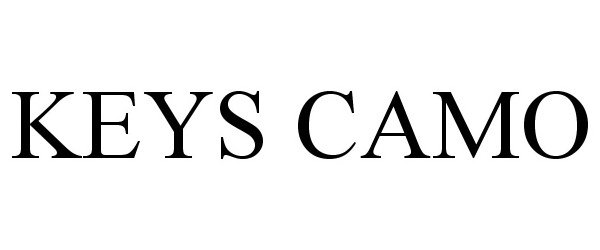 Trademark Logo KEYS CAMO