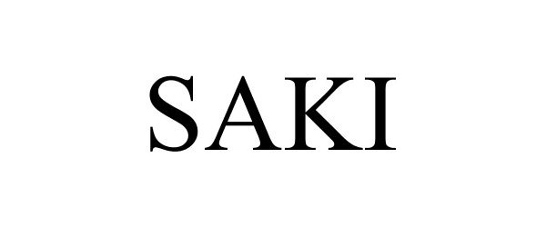 Trademark Logo SAKI