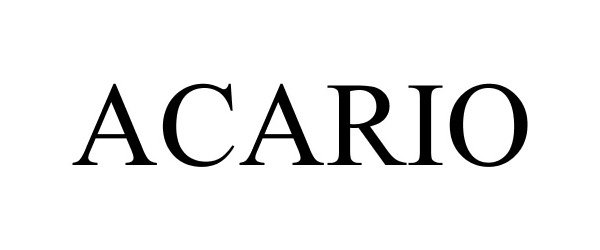 Trademark Logo ACARIO