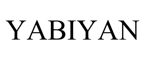 Trademark Logo YABIYAN
