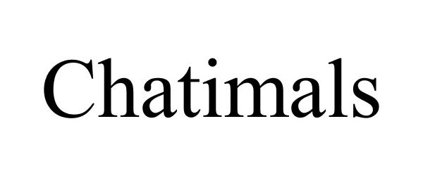 Trademark Logo CHATIMALS