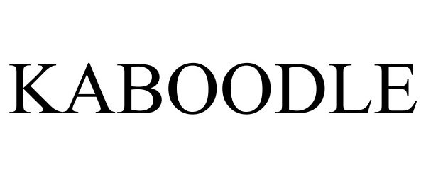 Trademark Logo KABOODLE