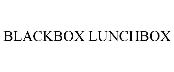  BLACKBOX LUNCHBOX