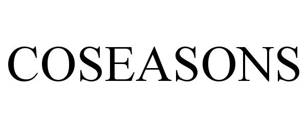 Trademark Logo COSEASONS