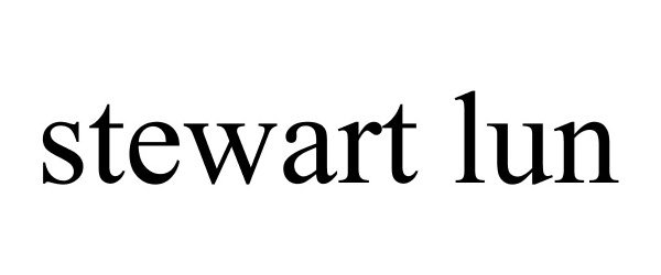 Trademark Logo STEWART LUN