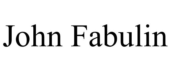 Trademark Logo JOHN FABULIN
