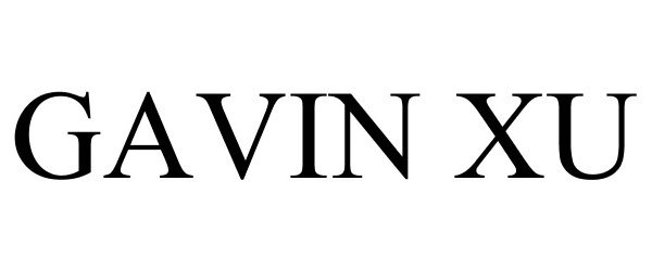 Trademark Logo GAVIN XU