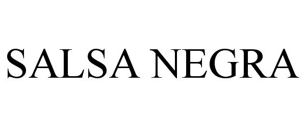 Trademark Logo SALSA NEGRA