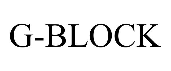Trademark Logo G-BLOCK