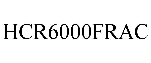  HCR6000FRAC