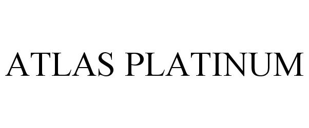 Trademark Logo ATLAS PLATINUM