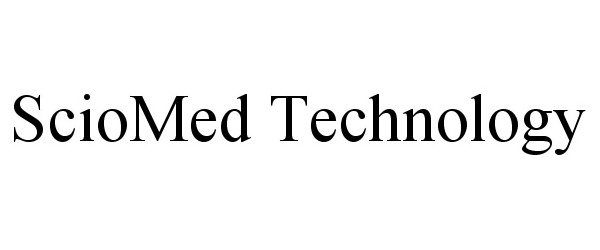 Trademark Logo SCIOMED TECHNOLOGY