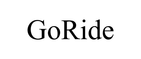 Trademark Logo GORIDE