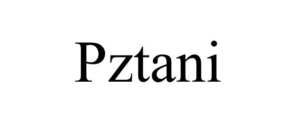 Trademark Logo PZTANI