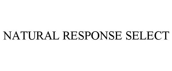 NATURAL RESPONSE SELECT