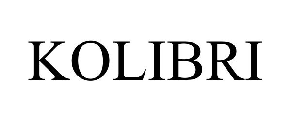 Trademark Logo KOLIBRI