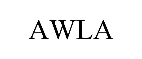 Trademark Logo AWLA