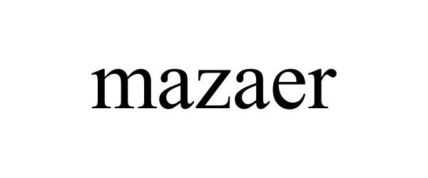 Trademark Logo MAZAER