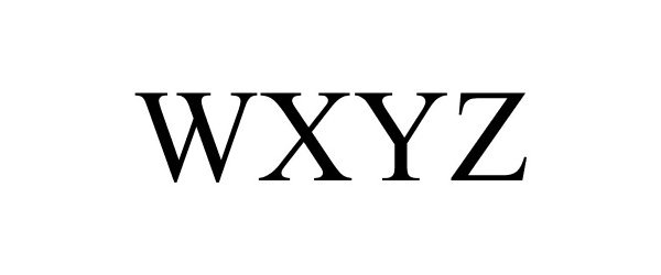 Trademark Logo WXYZ
