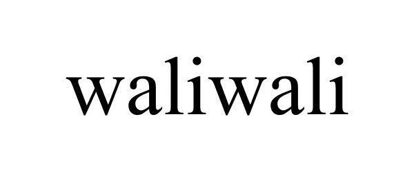 Trademark Logo WALIWALI