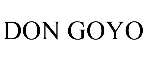 Trademark Logo DON GOYO