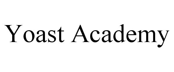 Trademark Logo YOAST ACADEMY