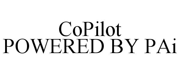  COPILOT POWERED BY PAI