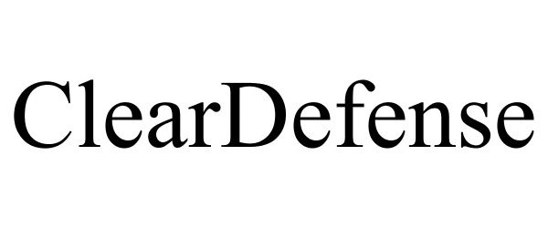 Trademark Logo CLEARDEFENSE