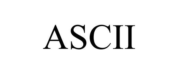 Trademark Logo ASCII