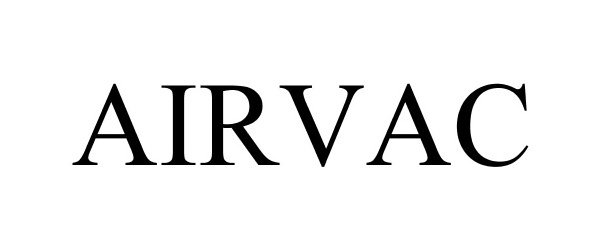Trademark Logo AIRVAC