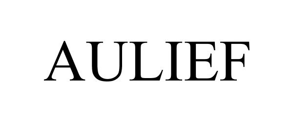 Trademark Logo AULIEF