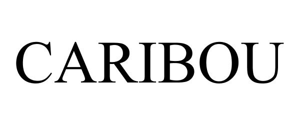 Trademark Logo CARIBOU