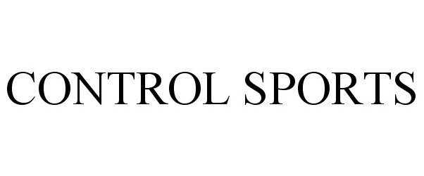 Trademark Logo CONTROL SPORTS