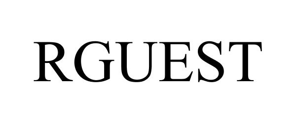 Trademark Logo RGUEST