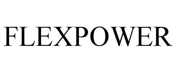 Trademark Logo FLEXPOWER