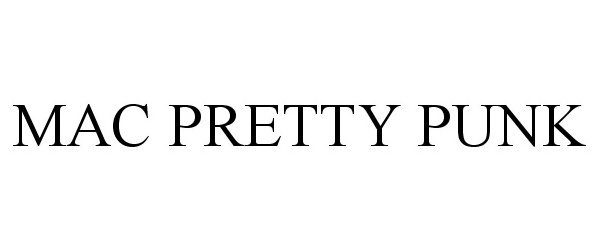Trademark Logo MAC PRETTY PUNK