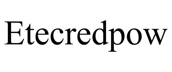 Trademark Logo ETECREDPOW