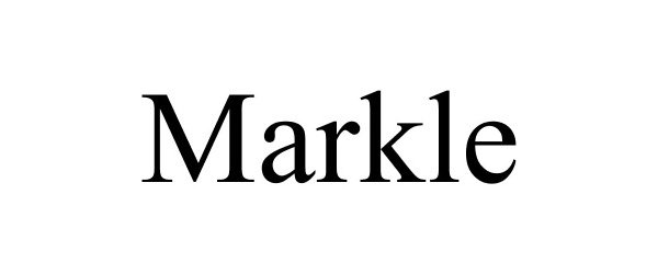 Trademark Logo MARKLE