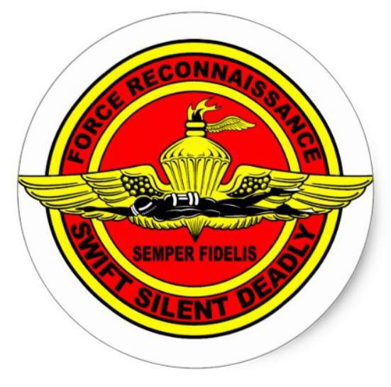  FORCE RECONNAISSANCE SEMPER FIDELIS SWIFT SILENT DEADLY