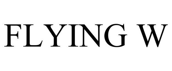 Trademark Logo THE FLYING W