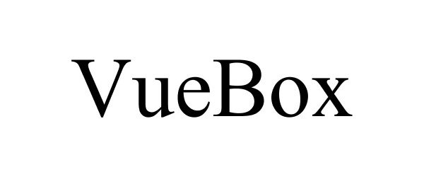 Trademark Logo VUEBOX