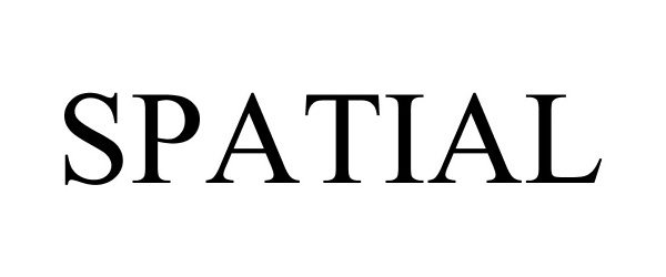 Trademark Logo SPATIAL