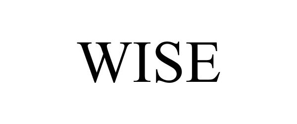 Trademark Logo WISE