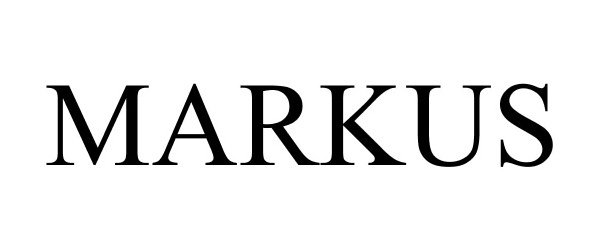 Trademark Logo MARKUS