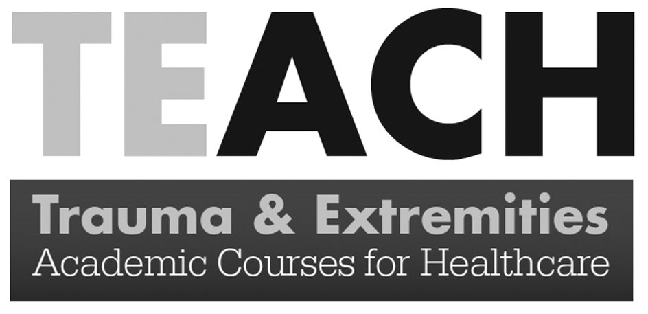 Trademark Logo TEACH TRAUMA & EXTREMITIES ACADEMIC COURSES FOR HEALTHCARE