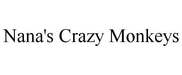 Trademark Logo NANA'S CRAZY MONKEYS