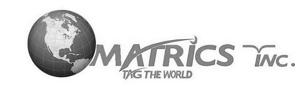 Trademark Logo MATRICS INC. TAG THE WORLD