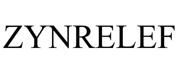 Trademark Logo ZYNRELEF